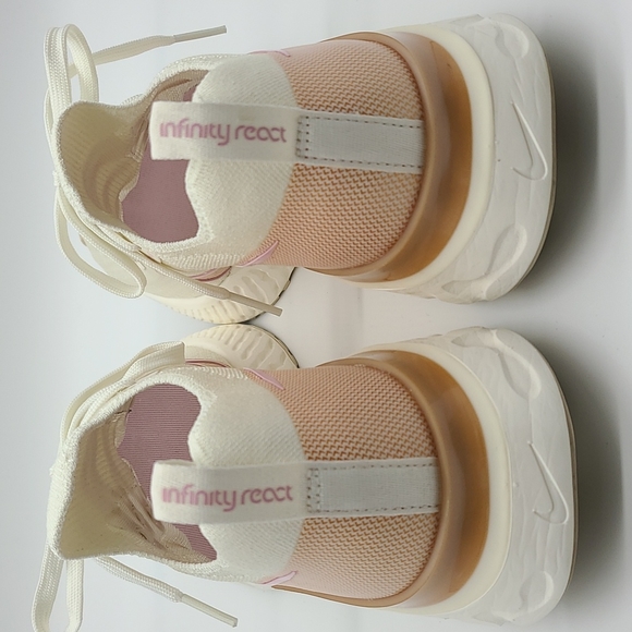 Nike React Infinity Run Flyknit Running Shoe sz 9.5 Cd4372-103 - Picture 6 of 9